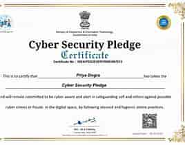 CYBER SECURITY CERTIFICATE