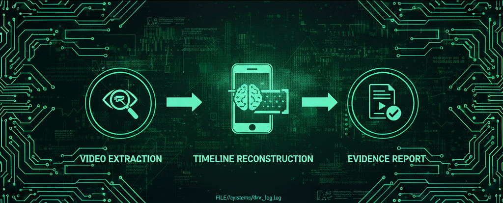 DVR Forensics, illustrating forensic analysis of Digital Video Recorders and surveillance footage